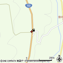 長野県下伊那郡阿智村浪合宮の原437-8周辺の地図