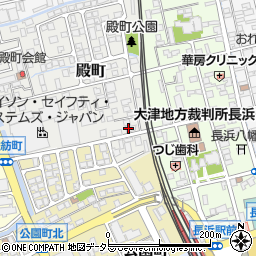 滋賀県長浜市殿町3-2周辺の地図