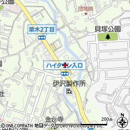 横浜信用金庫栗木支店周辺の地図