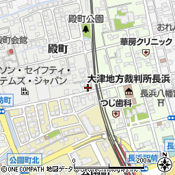滋賀県長浜市殿町3-1周辺の地図
