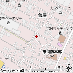 神奈川県秦野市曽屋852周辺の地図