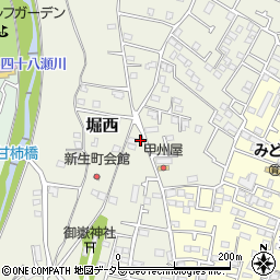 神奈川県秦野市堀西629周辺の地図