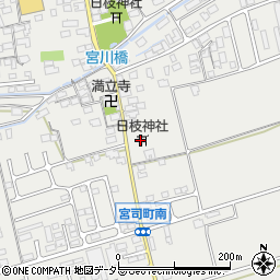 日枝神社周辺の地図