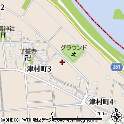 岐阜県大垣市津村町3丁目67周辺の地図