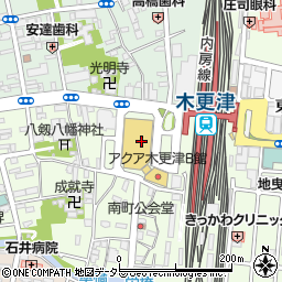 木更津市役所総務部　行政改革推進室・行政改革担当周辺の地図