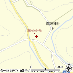 京都府綾部市西方町野毛周辺の地図