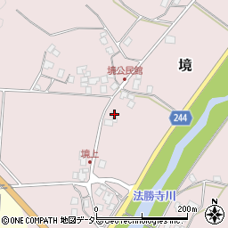 鳥取県西伯郡南部町境967-4周辺の地図