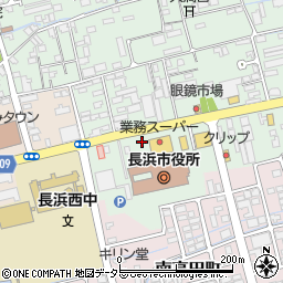 京都銀行長浜支店周辺の地図