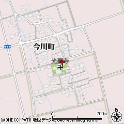 滋賀県長浜市今川町周辺の地図