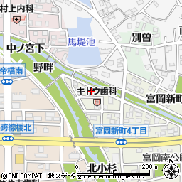 愛知県犬山市富岡新町1丁目14周辺の地図
