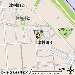 岐阜県大垣市津村町3丁目555周辺の地図