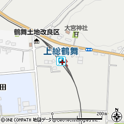 上総鶴舞駅周辺の地図