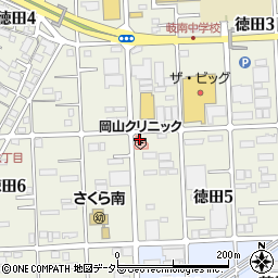 岡山クリニック周辺の地図