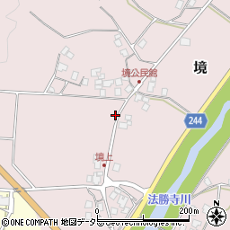 鳥取県西伯郡南部町境967-3周辺の地図