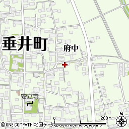 岐阜県不破郡垂井町府中1728周辺の地図
