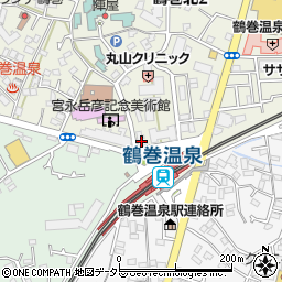 横浜銀行鶴巻温泉駅前 ＡＴＭ周辺の地図