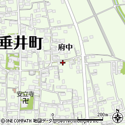 岐阜県不破郡垂井町府中1725周辺の地図