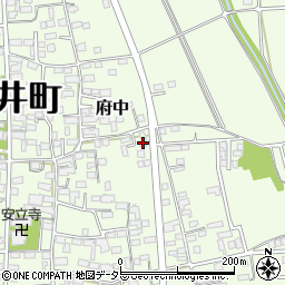 岐阜県不破郡垂井町府中1721-3周辺の地図
