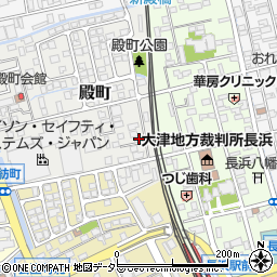 滋賀県長浜市殿町3-41周辺の地図