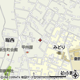 神奈川県秦野市堀西586-4周辺の地図