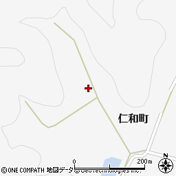 京都府綾部市仁和町日向周辺の地図