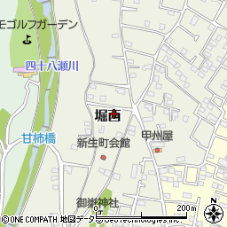 神奈川県秦野市堀西698-2周辺の地図