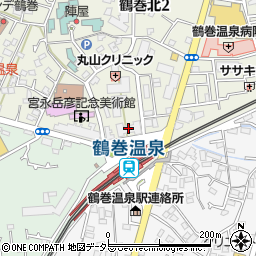 ファミリーマート鶴巻温泉駅前店周辺の地図