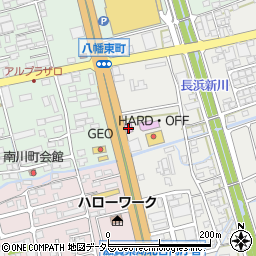 珈琲館 長浜店周辺の地図