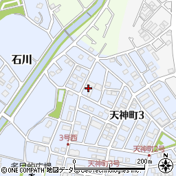 ジュネス天神周辺の地図