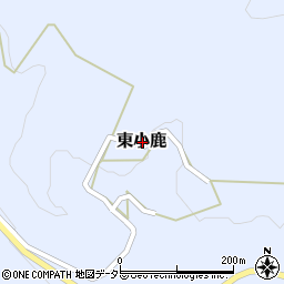鳥取県東伯郡三朝町東小鹿周辺の地図