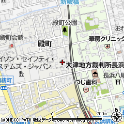 滋賀県長浜市殿町3-38周辺の地図