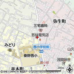 神奈川県秦野市堀西904-1周辺の地図