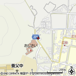 兵庫県養父市十二所879周辺の地図