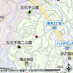 神奈川県横浜市磯子区栗木2丁目4-24周辺の地図