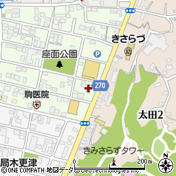 セブンイレブン木更津３丁目店周辺の地図