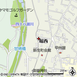 神奈川県秦野市堀西693周辺の地図