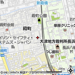 滋賀県長浜市殿町3-37周辺の地図