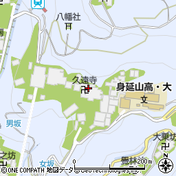 久遠寺周辺の地図