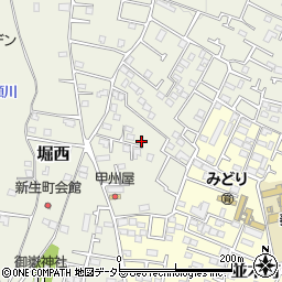 神奈川県秦野市堀西589-5周辺の地図