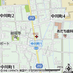 大垣共立銀行中川支店 ＡＴＭ周辺の地図