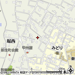 神奈川県秦野市堀西591周辺の地図