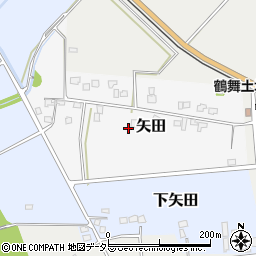 千葉県市原市矢田周辺の地図