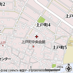 岐阜県各務原市上戸町周辺の地図