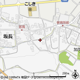 鳥取県西伯郡伯耆町坂長周辺の地図