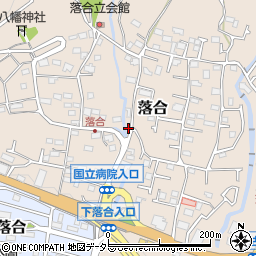 神奈川県秦野市落合581周辺の地図