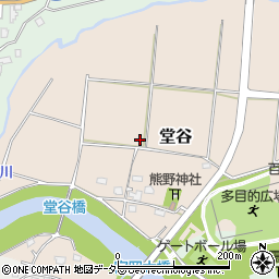 千葉県袖ケ浦市堂谷周辺の地図