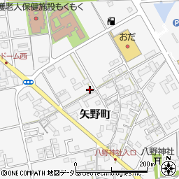島根県出雲市矢野町833周辺の地図