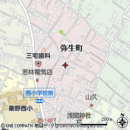 〒259-1311 神奈川県秦野市弥生町の地図