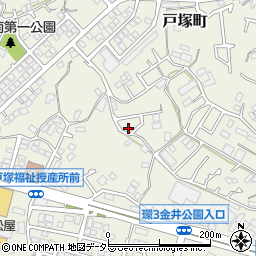 神奈川県横浜市戸塚区戸塚町849-36周辺の地図