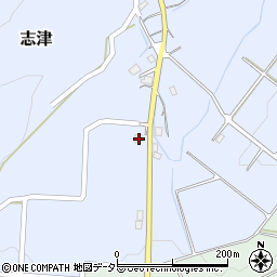 鳥取県倉吉市志津923-28周辺の地図